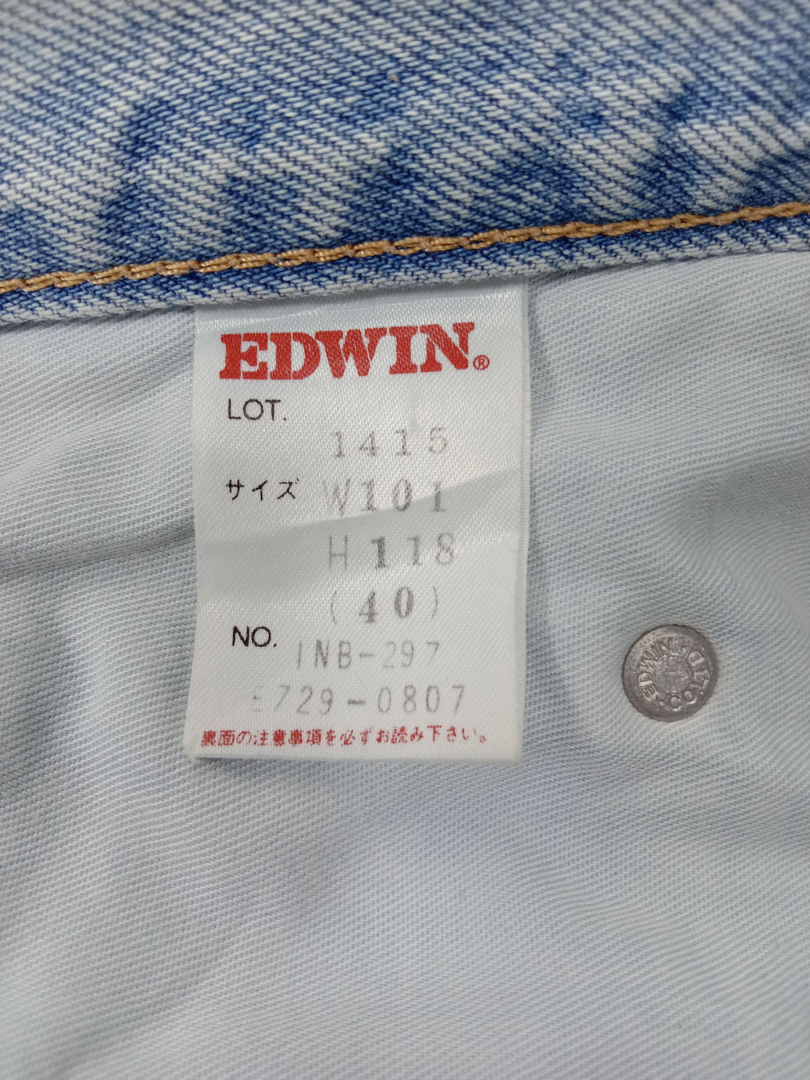 Edwin Vintage Edwin Lot 1415 Light Wash Jeans Size US 38 / EU 54 - 13 Thumbnail