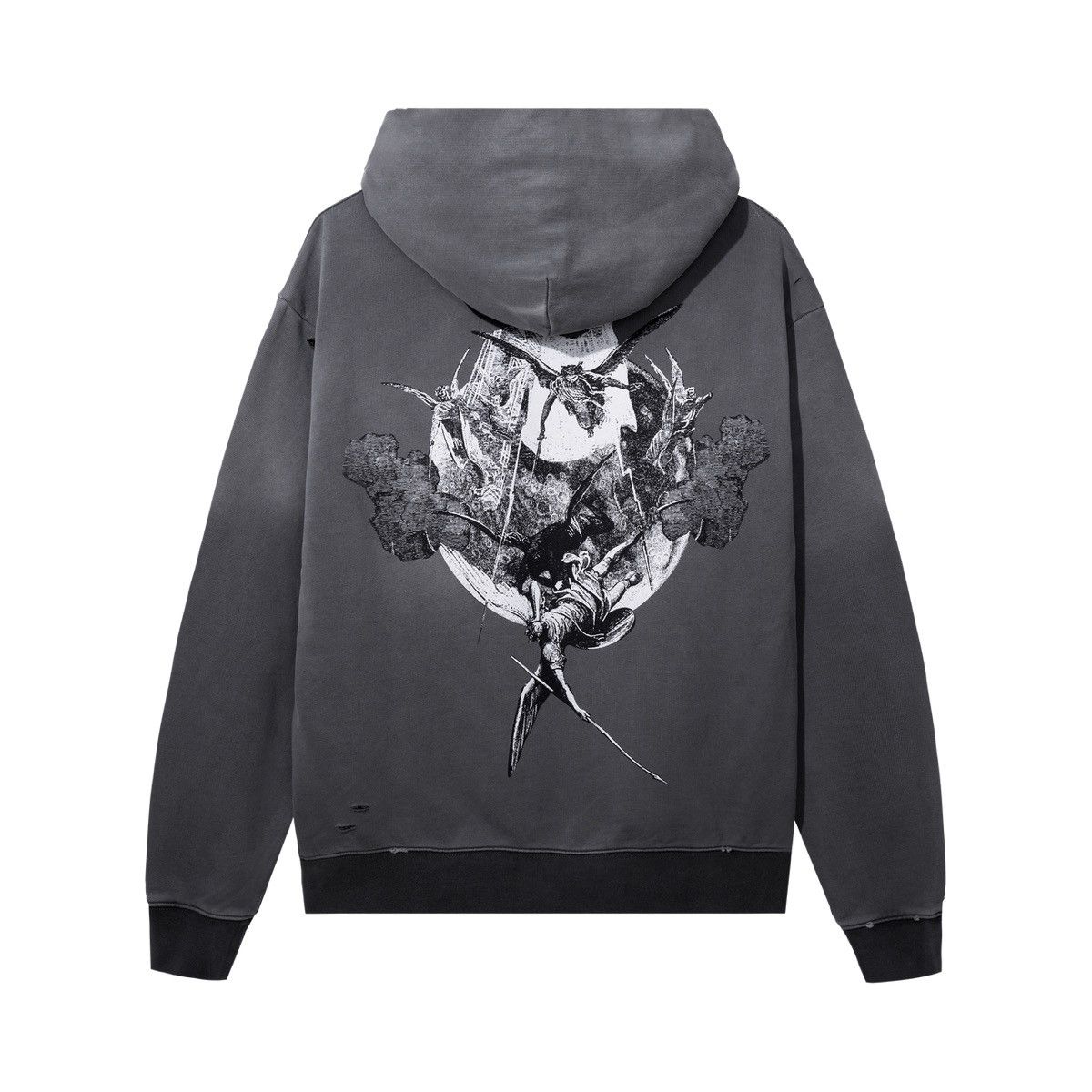 Revenge KOSUKE KAWAMURA DiSTRESSED GLiTCH LOGO HOODiE SWEATSHiRT Size US XL / EU 56 / 4 - 23 Thumbnail
