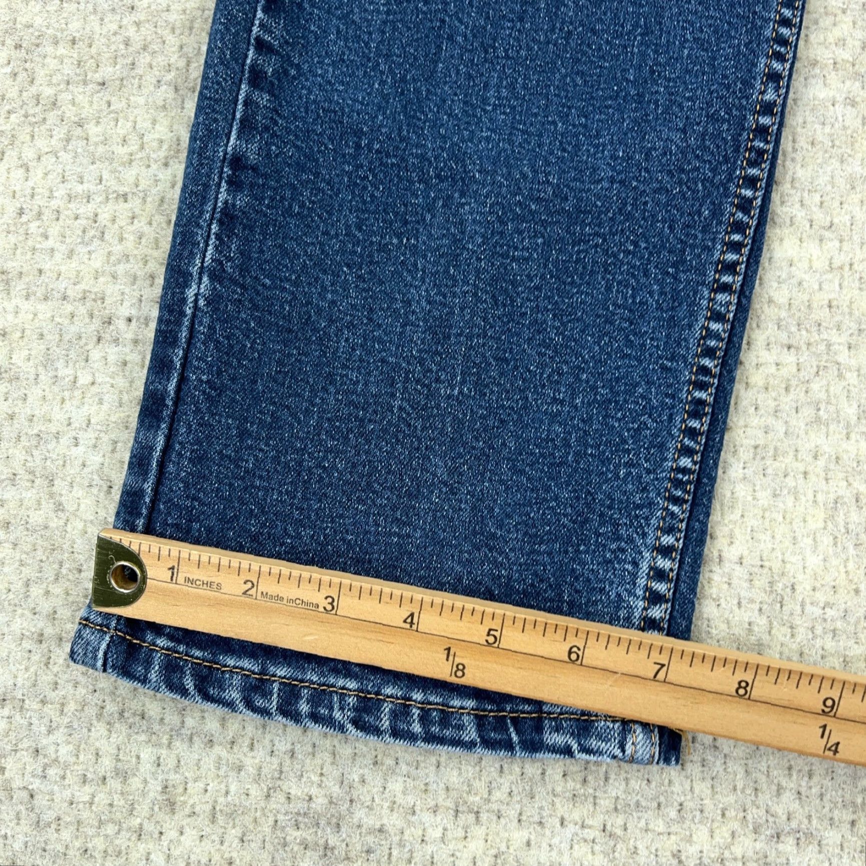 Levi's Levi's 505 Jeans Men 36x30 Straight Regular Dark Wash Denim Blue Classic American 90s Modern Mens Size US 36 / EU 52 - 6 Thumbnail