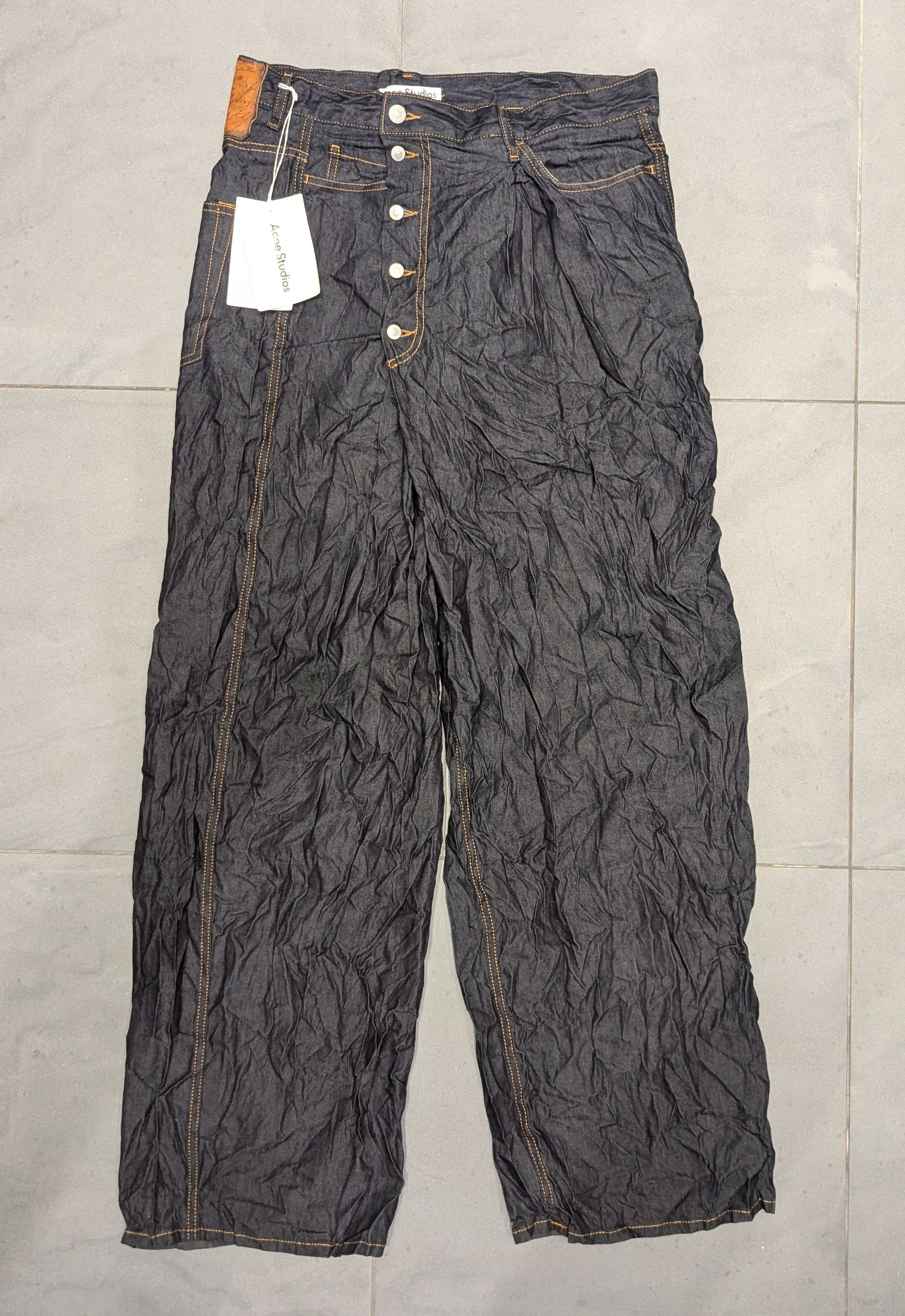 Acne Studios Acne studios 1989 baggy fit jeans GRIME BLACK