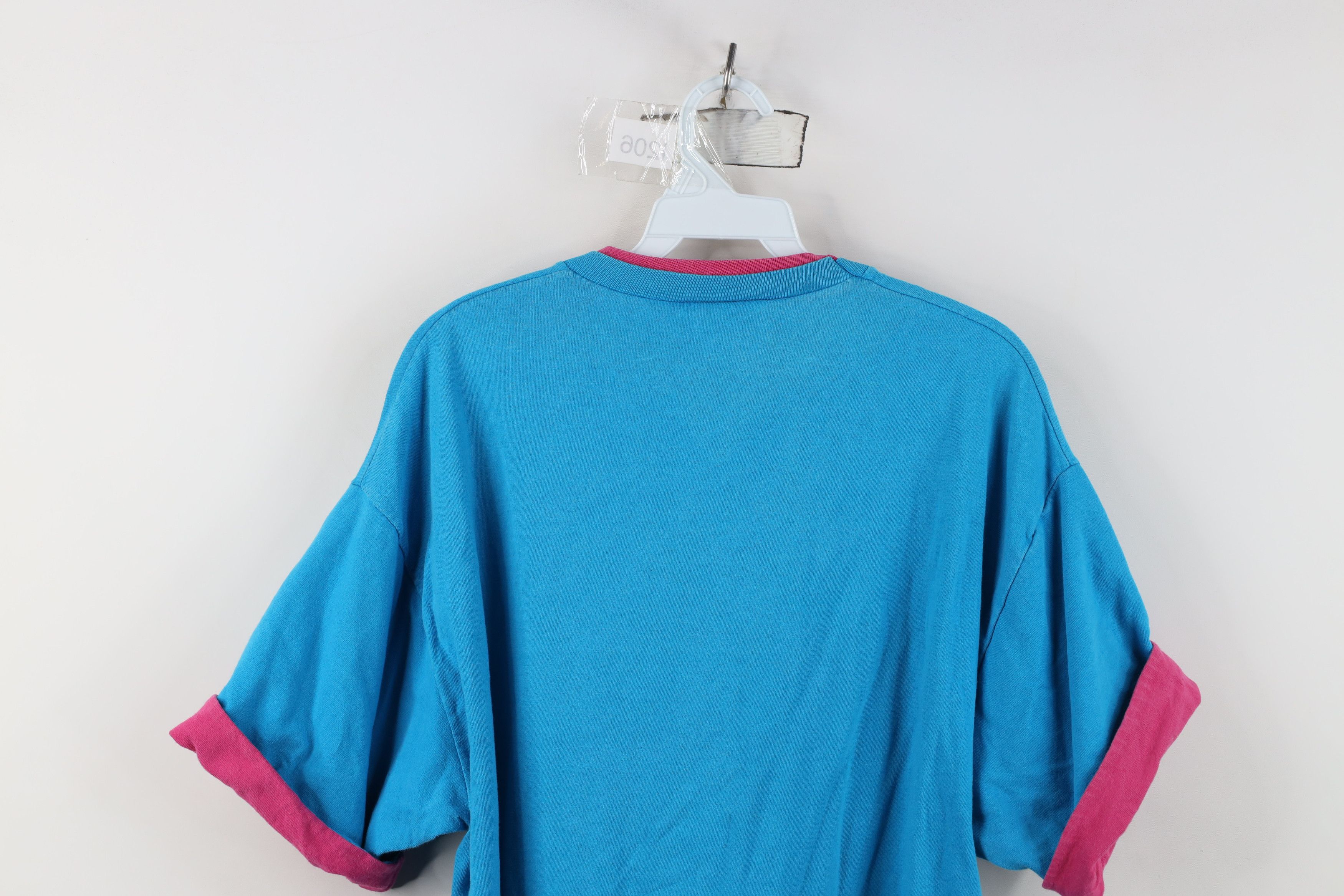 Vintage Vintage 90s Streetwear New Orleans Layered T-Shirt Blue USA Size XL / US 12-14 / IT 48-50 - 13 Thumbnail