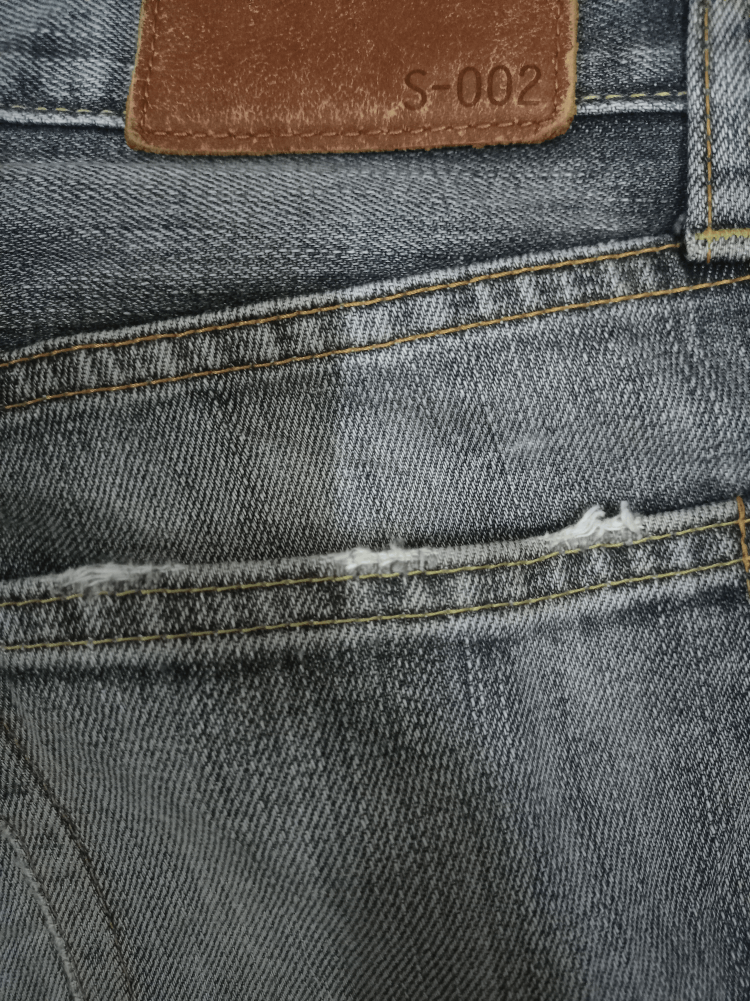 Japanese Brand × Uniqlo S002 Vintage Japanese Uniqlo Grey Loose Jeans 30x28 Size US 30 / EU 46 - 8 Thumbnail