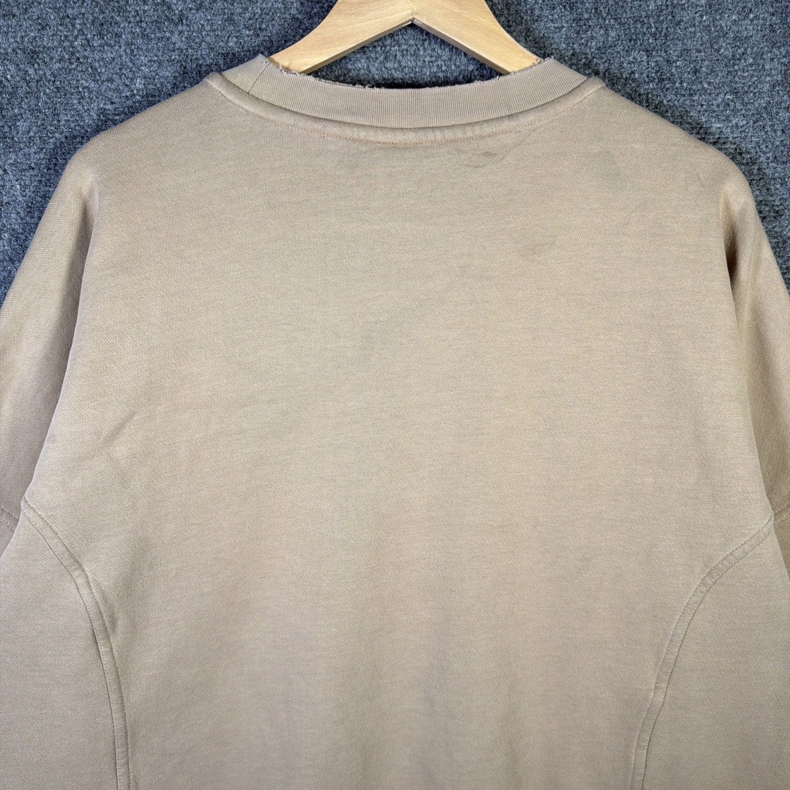 Nike Vintage Nike Sweatshirt Mens Large Brown Y2K 90s Skate Surf Size US L / EU 52-54 / 3 - 8 Thumbnail