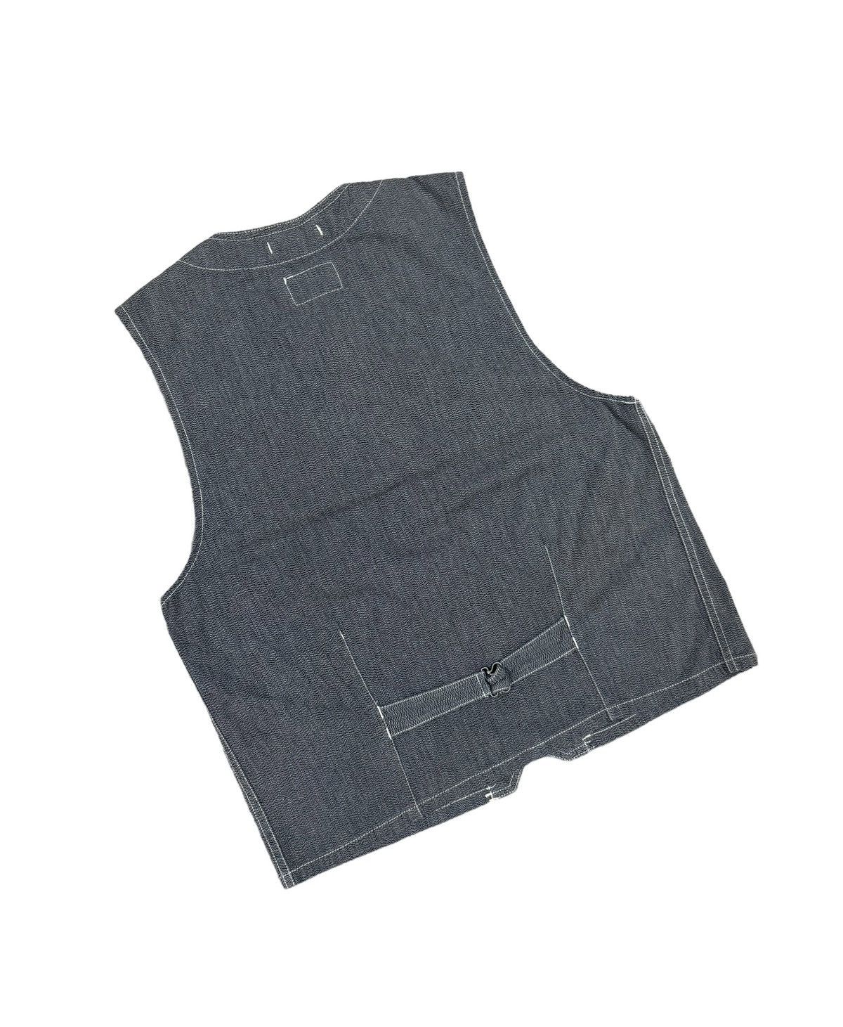 Engineered Garments Vtg🔥Engineered Garments Hbt Chambray Buckle Vest Button Vest Size 36S - 10 Thumbnail