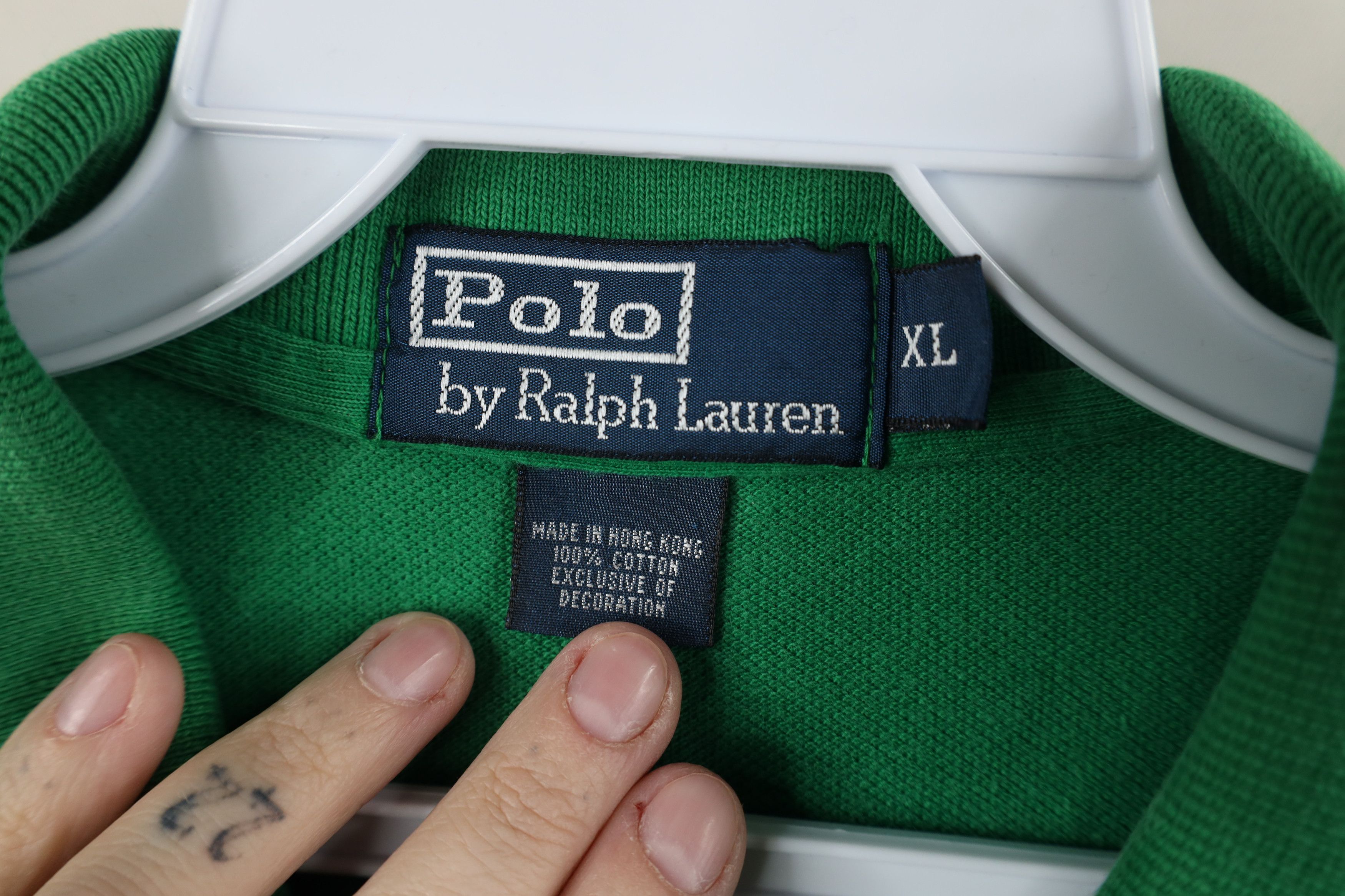 Polo Ralph Lauren Vintage 90s Ralph Lauren The Masters Golf Polo Shirt Size US XL / EU 56 / 4 - 7 Thumbnail