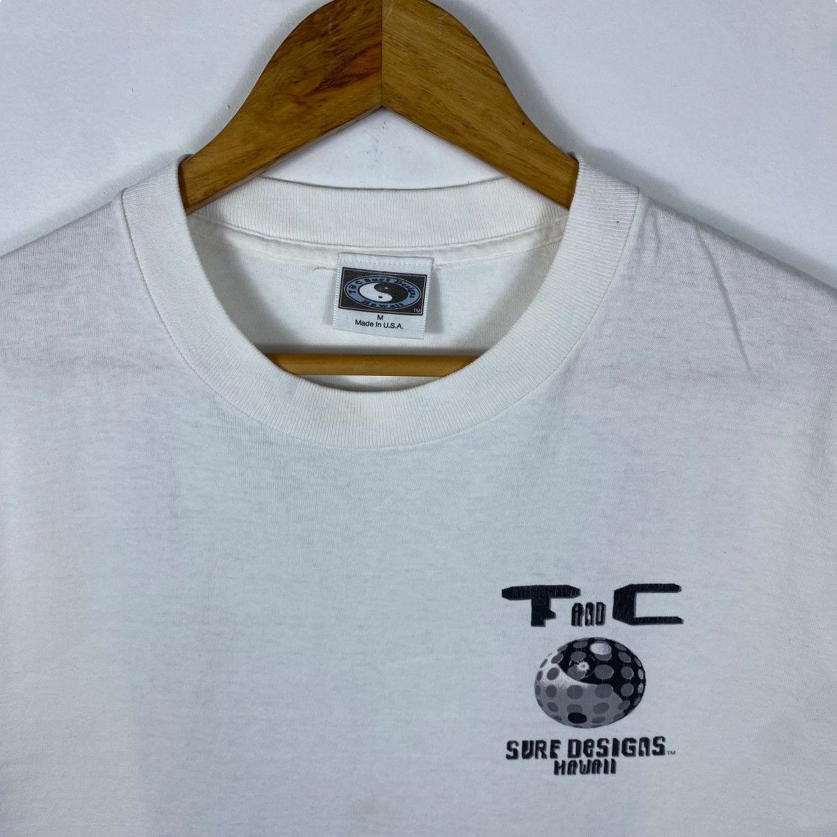 Vintage Vintage 80's T And C Surf Designs Hawaii Microchip Graphic Size US M / EU 48-50 / 2 - 5 Thumbnail