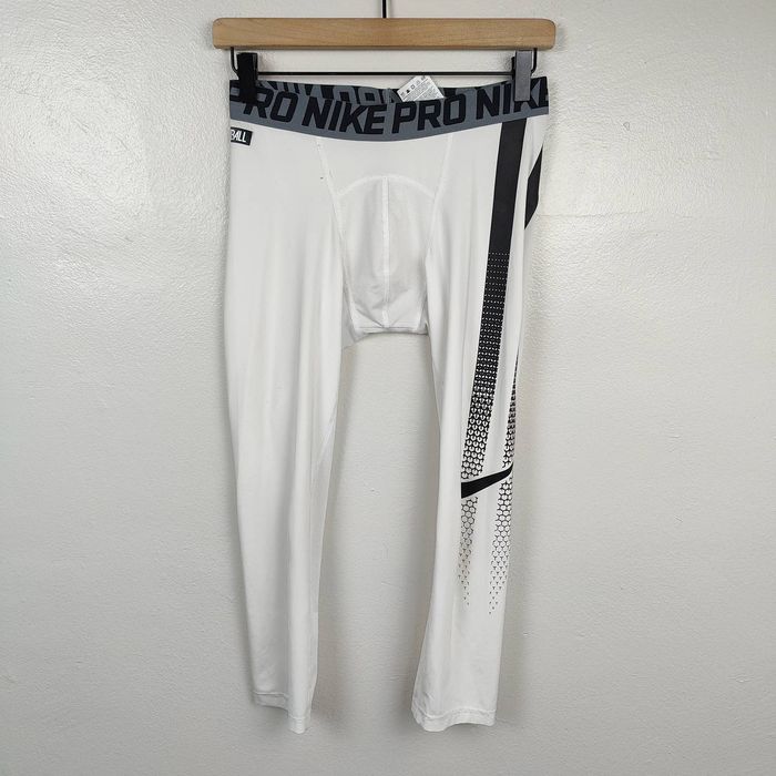mens white nike tights