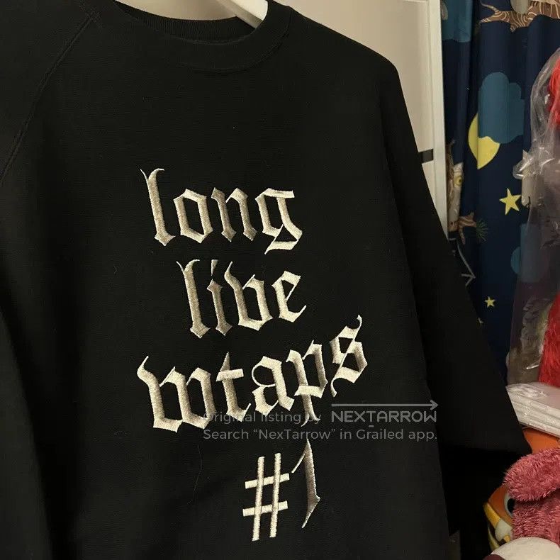 Wtaps Wtaps Last Black Gold Embroidered Hoodie Size US XL / EU 56 / 4 - 2 Thumbnail