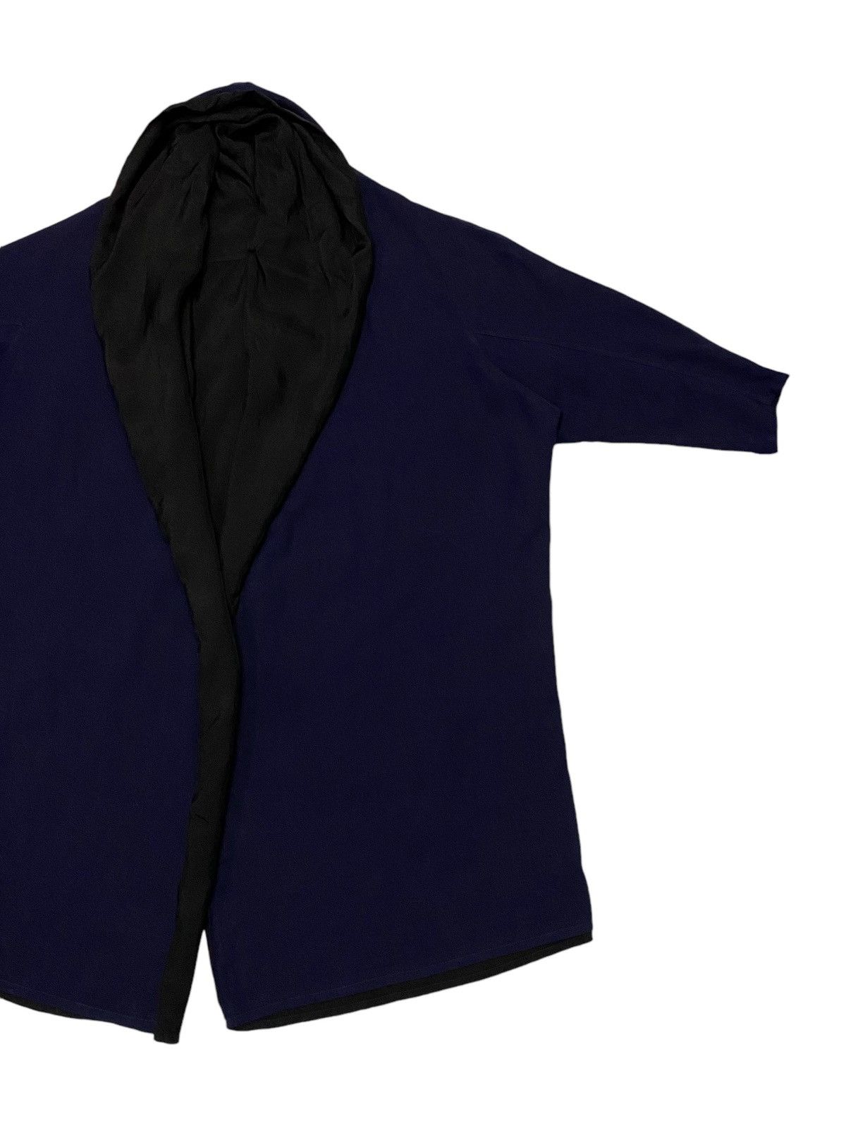 Y's × Yohji Yamamoto Y’s Yohji Yamamoto Navy Blue Cardigan Hoodie Size M / US 6-8 / IT 42-44 - 8 Thumbnail