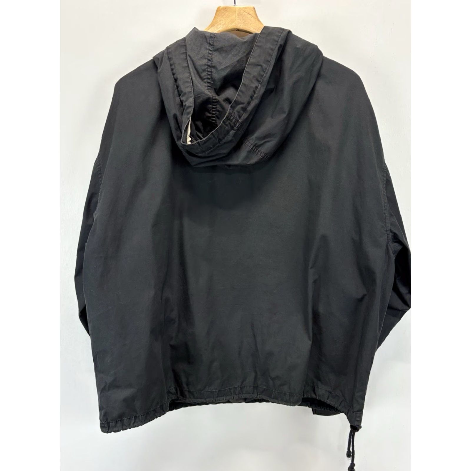 Gap VINTAGE Gap Anorak Jacket Men's Medium Hooded Faded Black Racing Y2K Size US M / EU 48-50 / 2 - 3 Thumbnail
