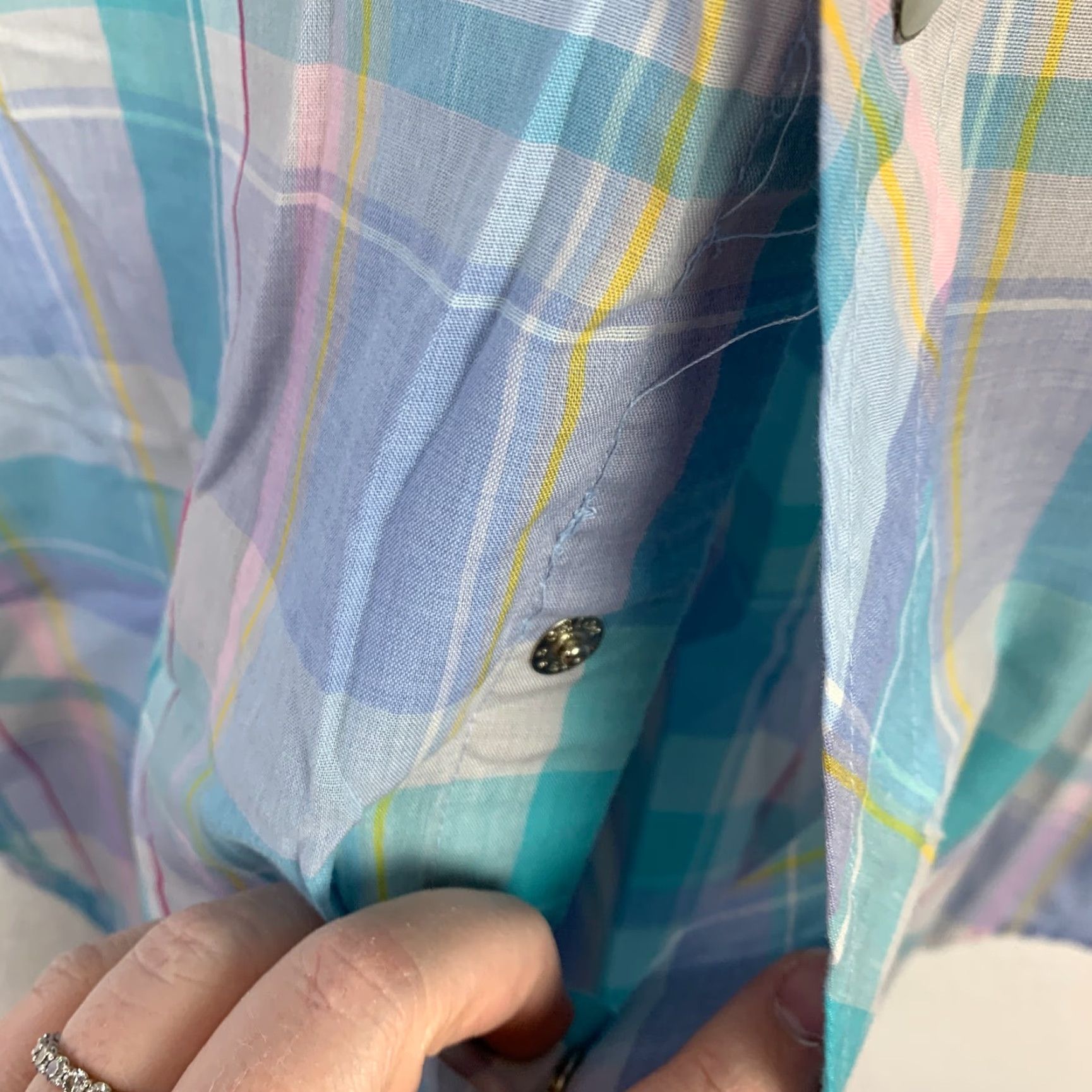 Vintage VINTAGE Plainsmen Western Plaid Button-Up Shirt L Men Mammulti? Size US L / EU 52-54 / 3 - 7 Thumbnail