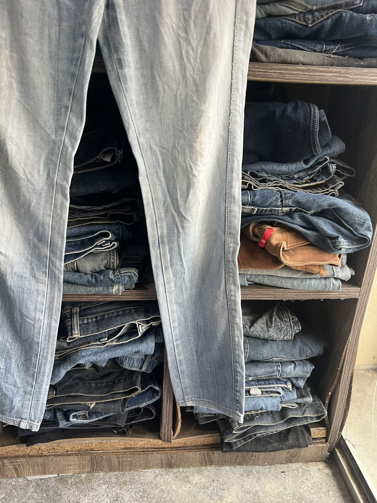 Japanese Brand 🔥Back Number Made in Japan Distressed Denim Size 30" / US 8 / IT 44 - 5 Thumbnail