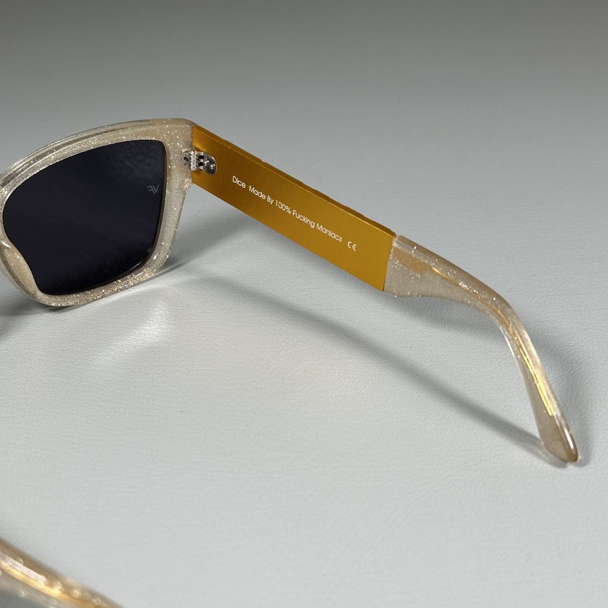 Other Vintage Frames by Corey Shapiro Dice LOVE HATE Sunglasses Size ONE SIZE - 6 Thumbnail