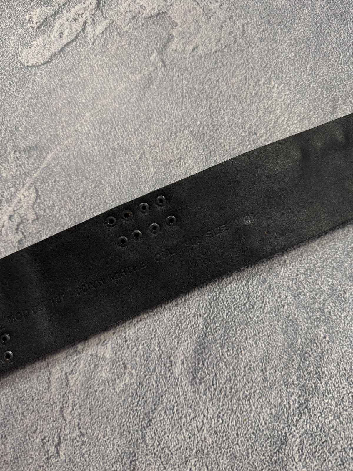 Diesel Vintage Y2K Diesel Belt Leather Metal Logo Japanese Size ONE SIZE - 10 Thumbnail
