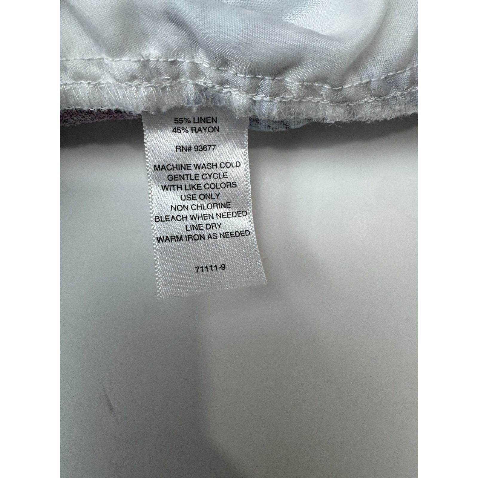 Other Liz Claiborne Linen Blend Shorts Purple Blue Floral 12 Size 34" / US 12 / IT 48 - 4 Thumbnail