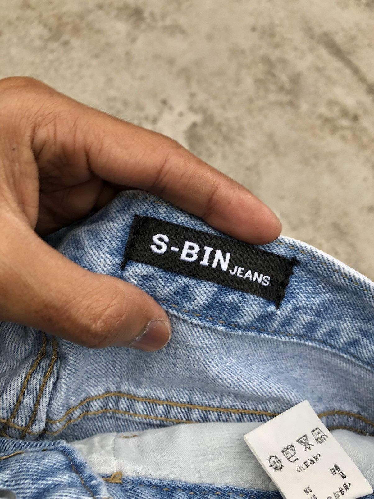 Hypebeast BAGGY⚡️⚡️SBIN JEANS WIDE LEG BAGGY Size US 29 - 3 Thumbnail
