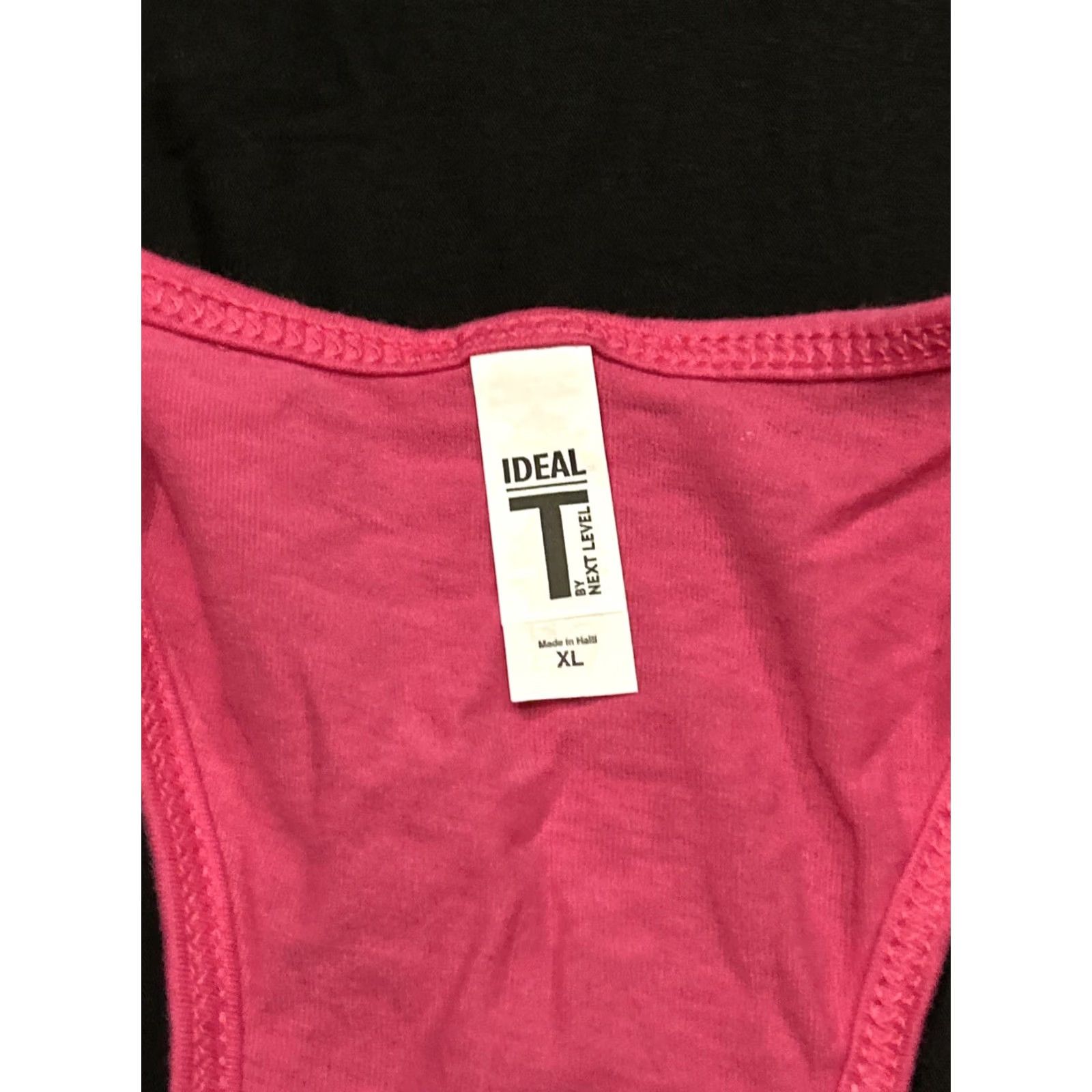Next Level Next Level Tank Women's XL Pink Wedding Casual Sleeveless Cotton Blend Scoop Neck Basic Logo Size XL / US 12-14 / IT 48-50 - 2 Thumbnail
