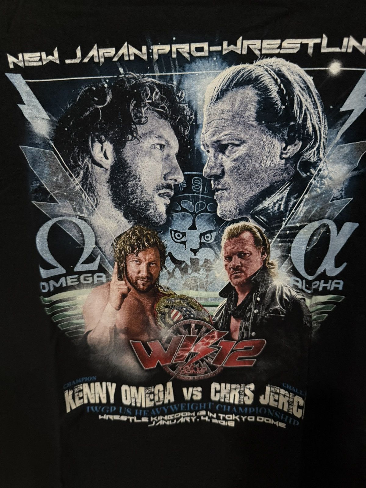 WWE Wrestle Kingdom 12 Kenny Omega Vs Chris Jericho 2019 T Shirt Size US M / EU 48-50 / 2 - 5 Thumbnail