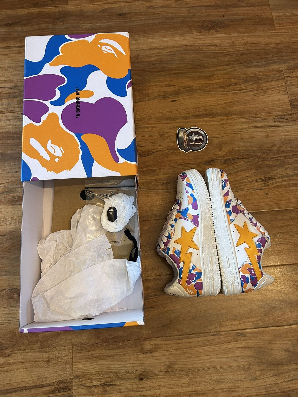 Bape NEW Bape Los Angeles Camo Bapestas Size US 8 / EU 41 - 11 Thumbnail
