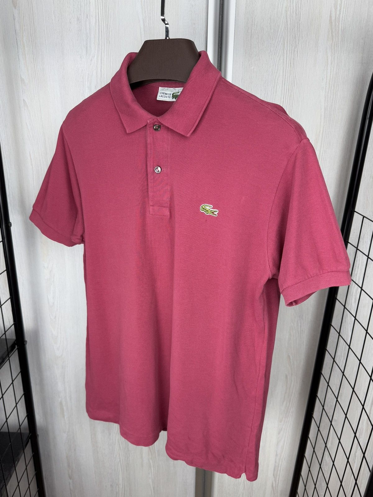 Lacoste Chemise Lacoste vintage 90s red polo tee shirt size 4 Size US M / EU 48-50 / 2 - 6 Thumbnail