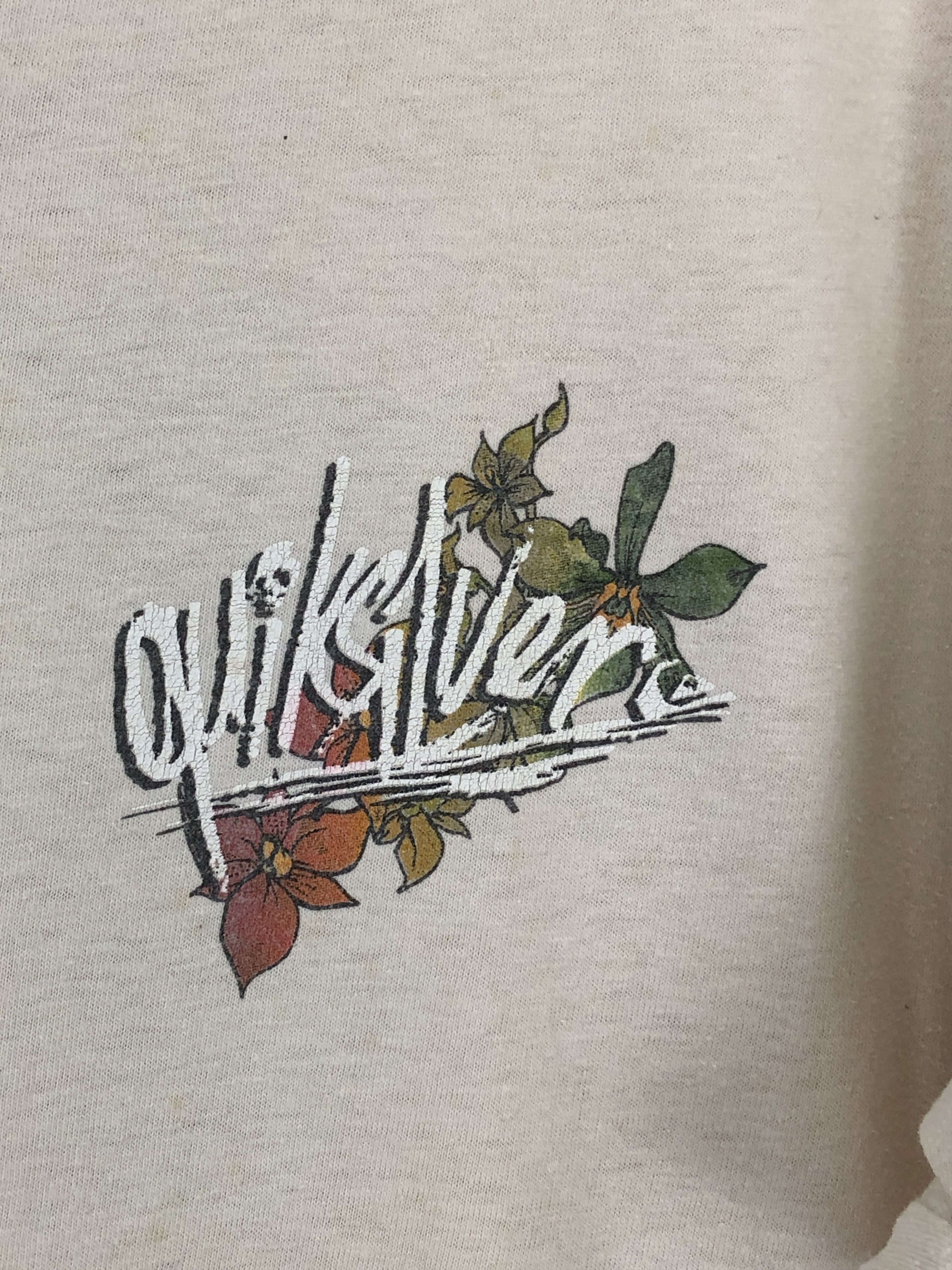 Quiksilver × Vintage Vintage Y2k Quiksilver Surfing Floral Design Tee TA0499 Size US L / EU 52-54 / 3 - 8 Thumbnail