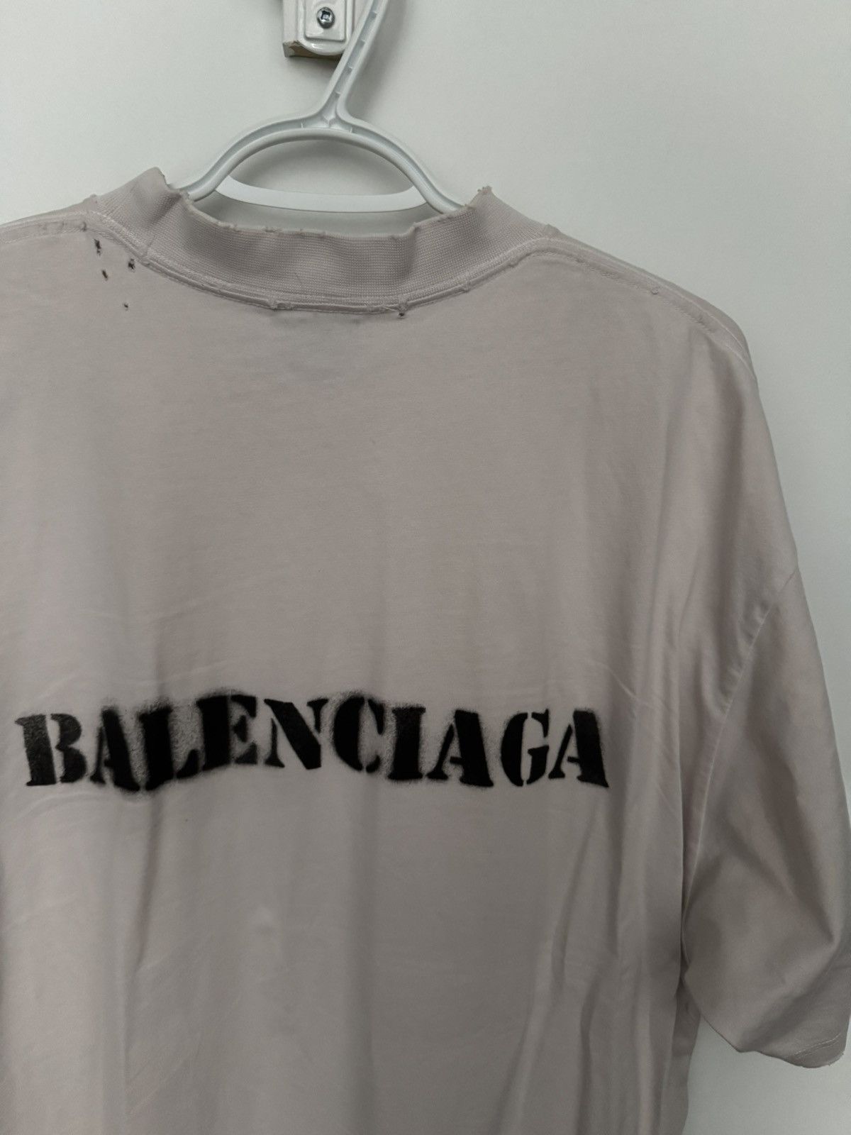 Balenciaga Balenciaga logo tee Size US L / EU 52-54 / 3 - 2 Thumbnail
