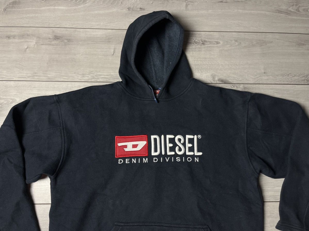 Diesel Diesel hoodie baggy spellout embroider logo size XLarge Size US XL / EU 56 / 4 - 3 Thumbnail