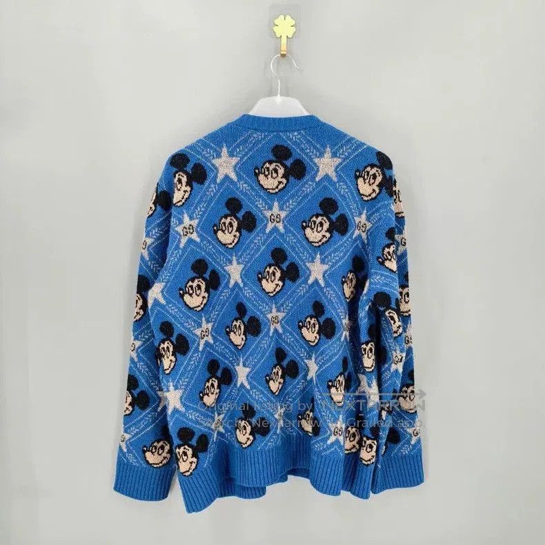 Gucci Gucci x Disney Blue Logo Cardigan. Size US L / EU 52-54 / 3 - 2 Thumbnail