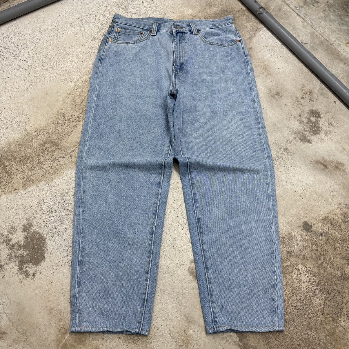 Levi's Levis 562 Lighwash Wide Tapered Denim Pants Size US 32 / EU 48 - 3 Thumbnail