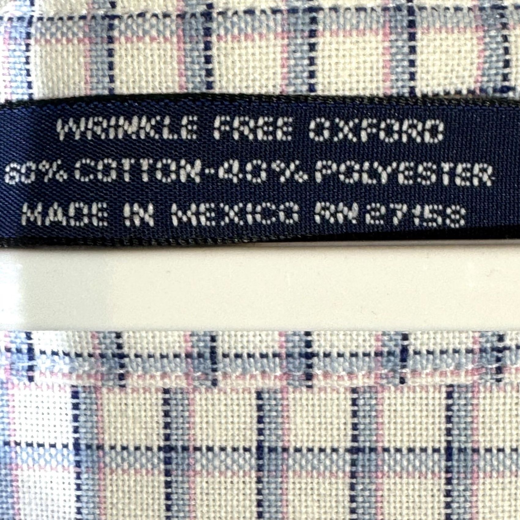 Vintage 59th Street Brownstone Shirt Blue Check Short Sleeve Button-Down M856 Mens Regular 18 XS? Size US XXL / EU 58 / 5 - 7 Thumbnail