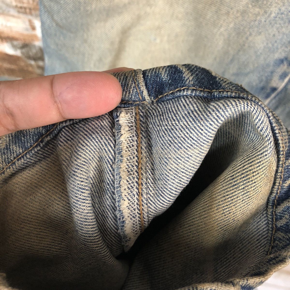 Vintage DL Bobson Pro Blue vintage Denim Pants #C176 Size US 29 - 10 Thumbnail