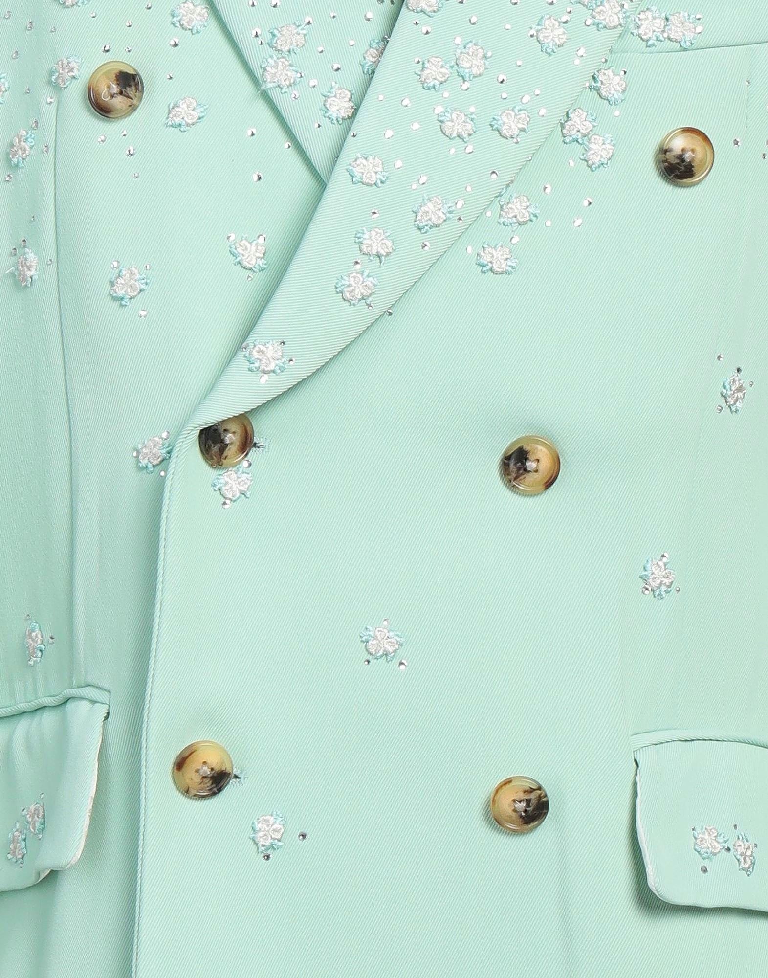Amiri o1s1wg110525 Light Blazer in Mint Green Size US L / EU 52-54 / 3 - 4 Thumbnail