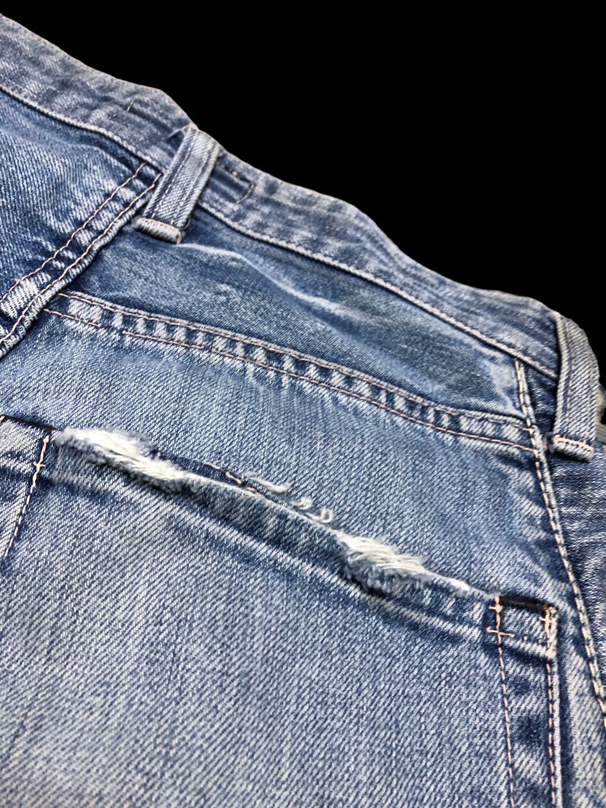 Johnbull SPECIAL DESIGN DISTRESSED SELVEDGE DENIM Size US 31 - 9 Thumbnail
