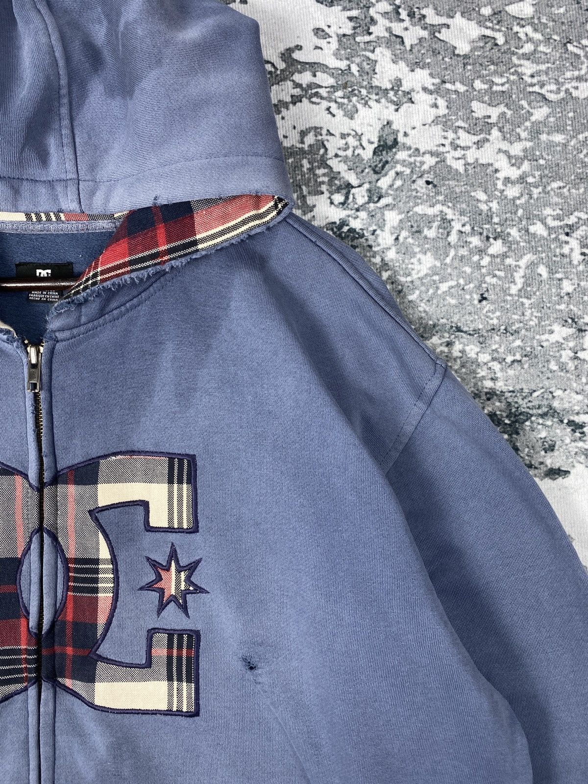 DC Vintage DC Faded Zip Up Hoodies Size US XL / EU 56 / 4 - 4 Thumbnail