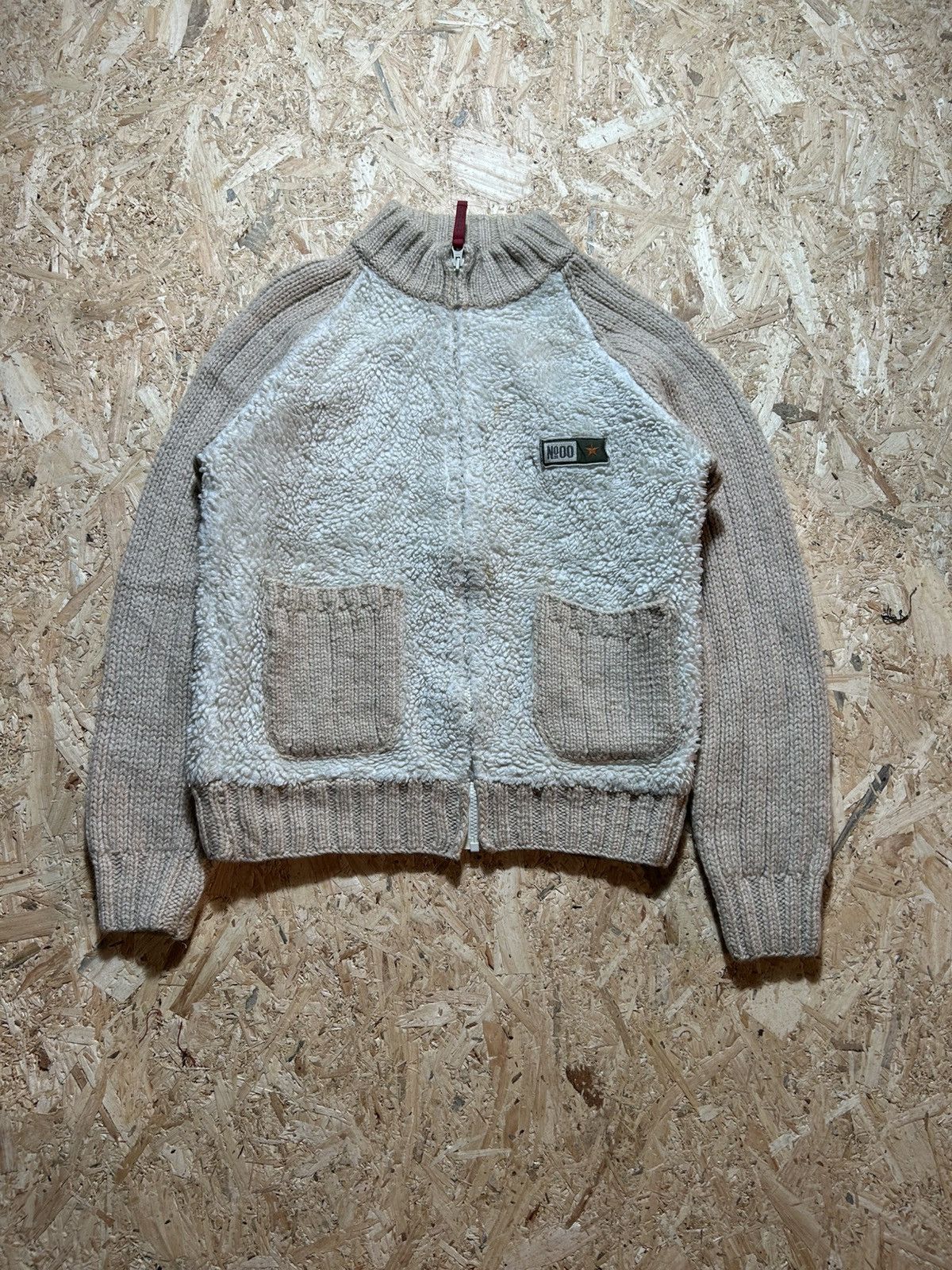 291295=Homme 291295 Homme Fleece Zipper Jacket Size US M / EU 48-50 / 2 - 1 Thumbnail