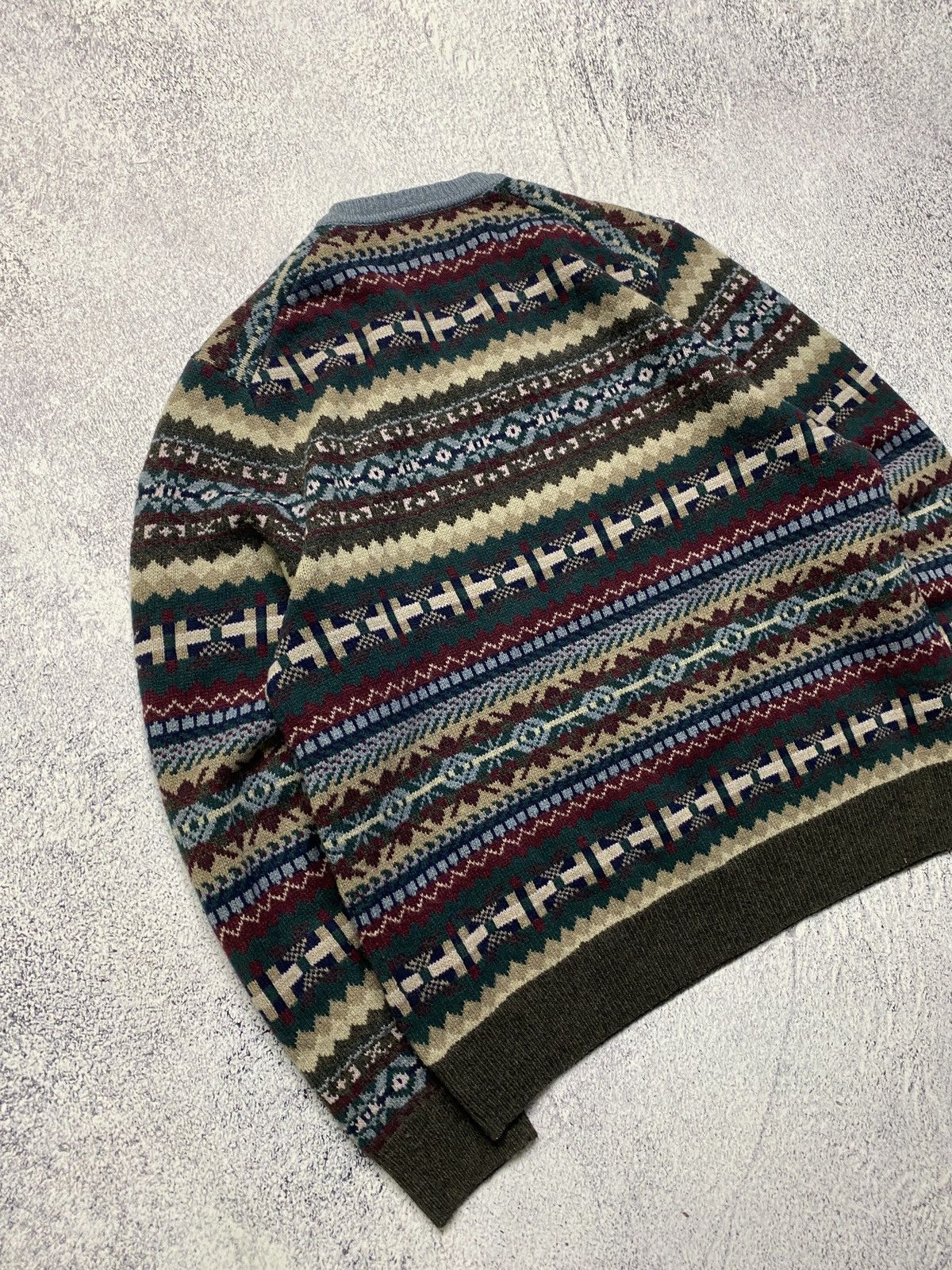 Brooks Brothers × Vintage Vintage Brooks Brothers V Neck Merino Wool Knit Sweater Size US M / EU 48-50 / 2 - 7 Thumbnail