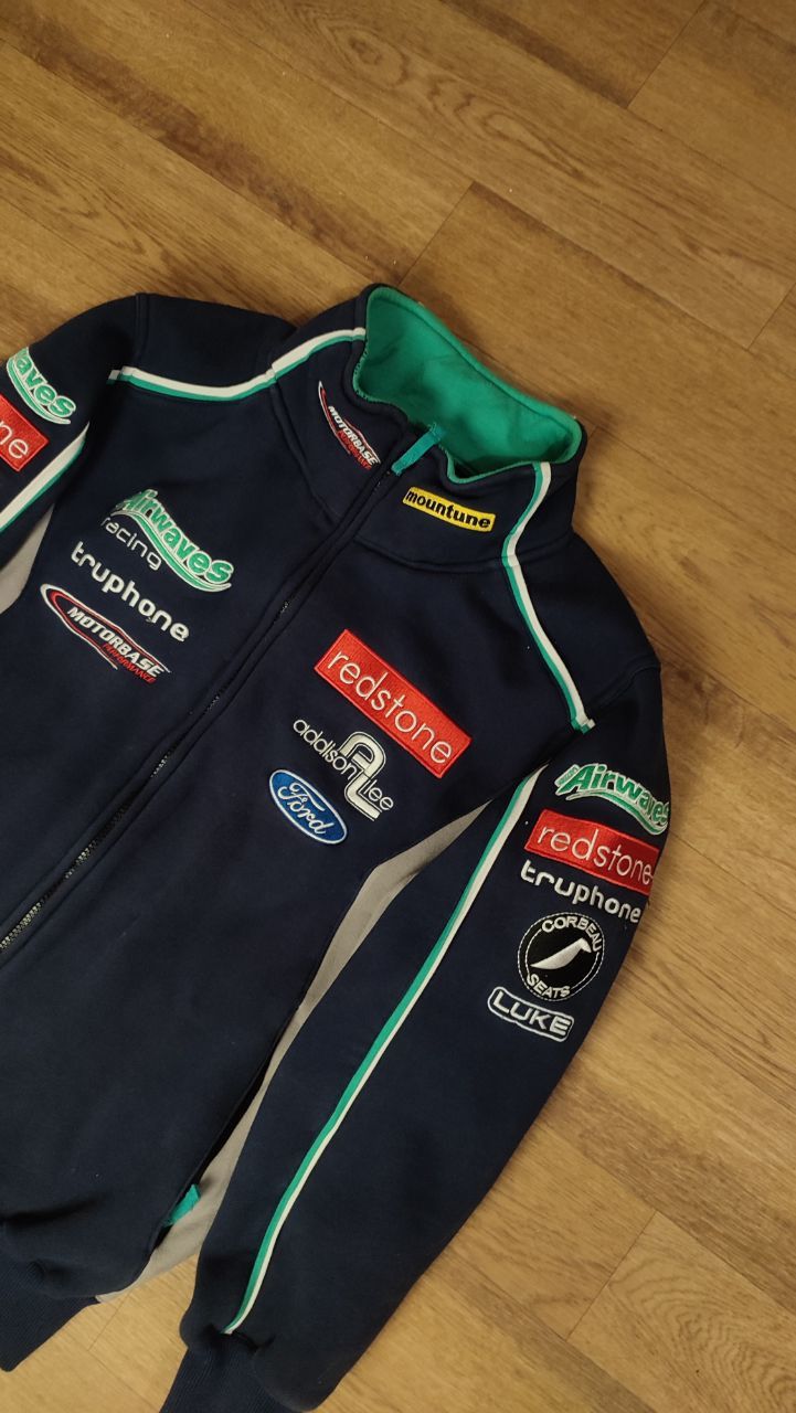 Ford × Vintage Vintage Ford Racing Fleece Bomber Jacket Size US S / EU 44-46 / 1 - 5 Thumbnail