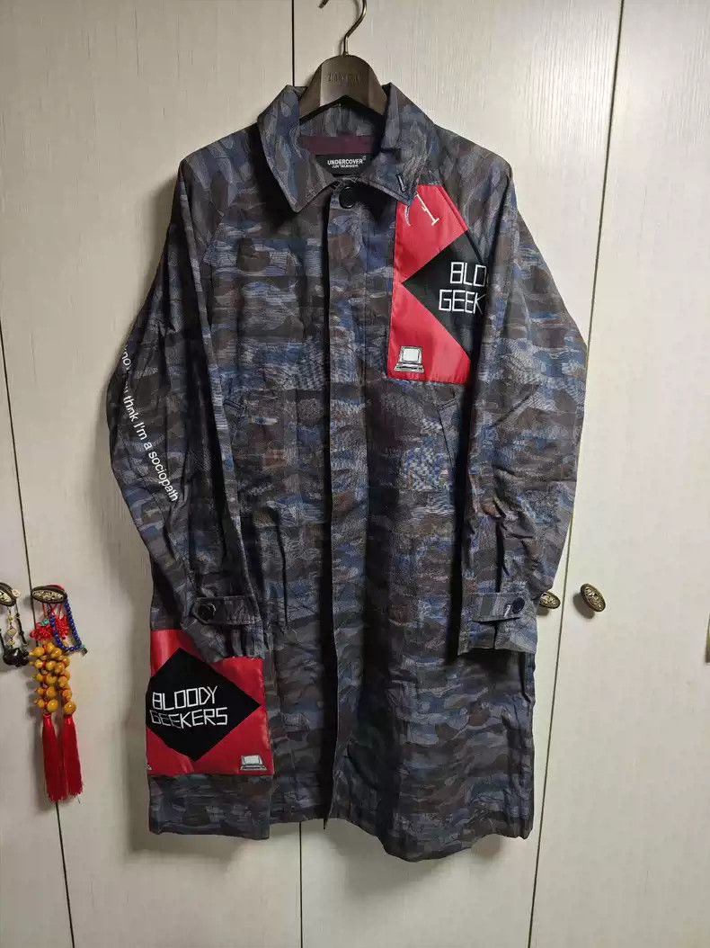 UNDERCOVER BLOODY GEEKERS ナイロンジャケット サイズ3 ISO this undercover x bloody geekers jacket. Can only find in