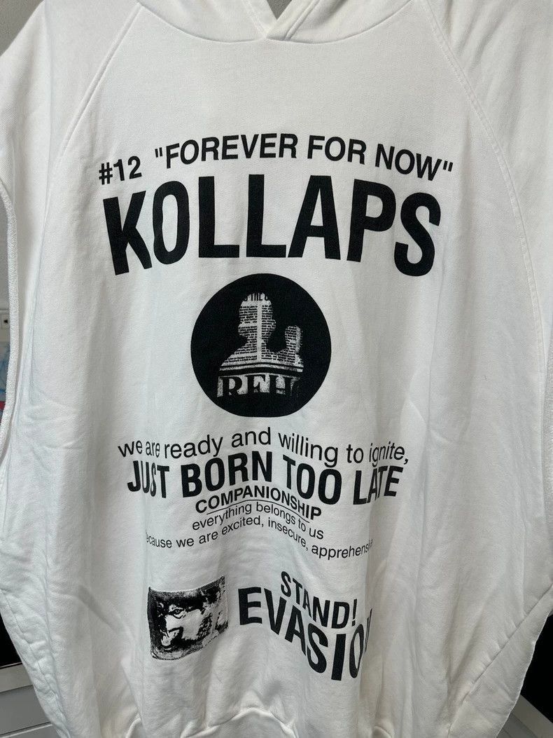 Raf Simons Forever For Now KOLLAPS Sleeveless Hoodie-2506 Size US L / EU 52-54 / 3 - 2 Thumbnail