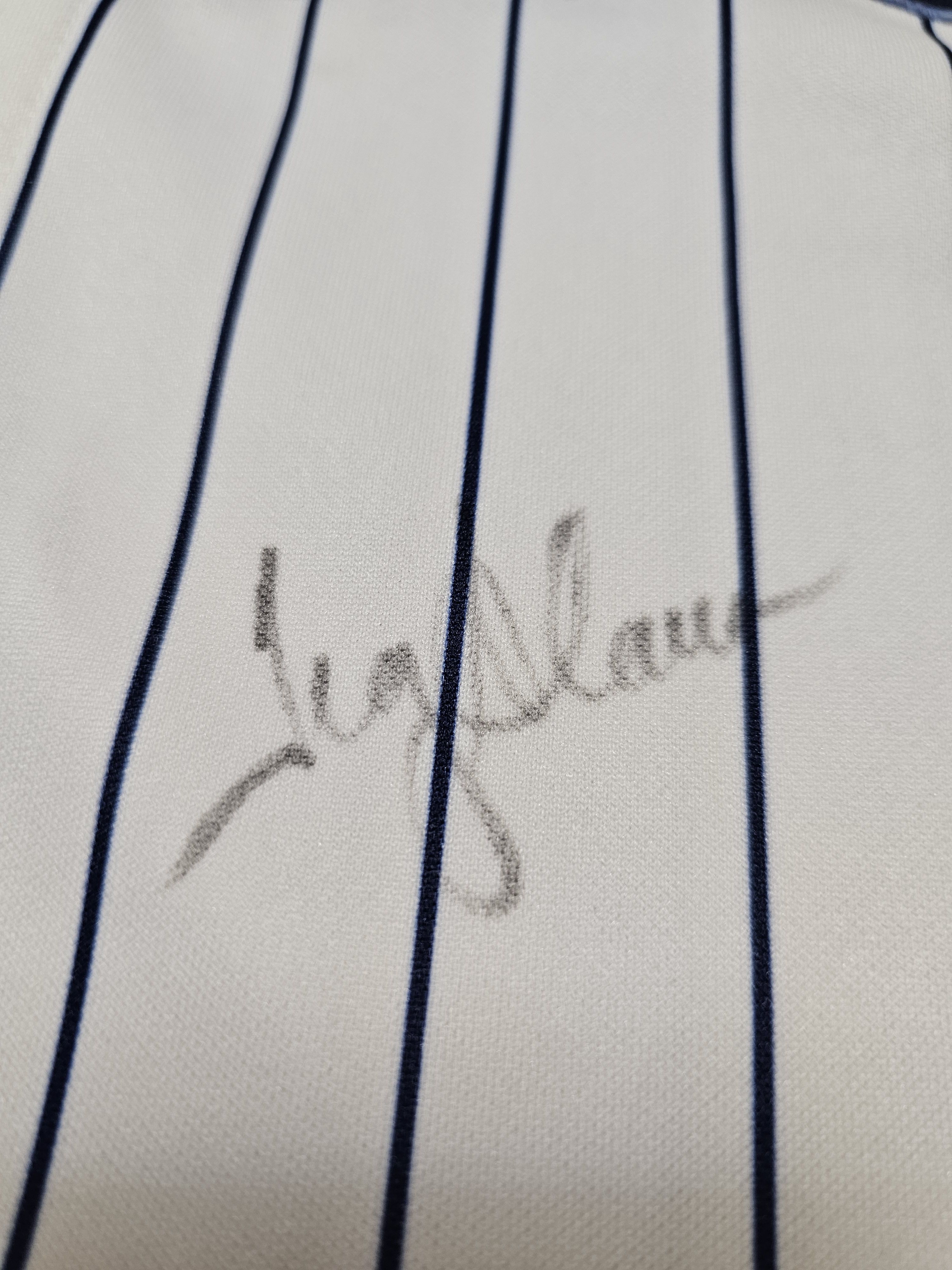Vintage ANAHEIM ANGELS VINTAGE JERSEY SIGNED TROY GLAUS JERSEY Size US L / EU 52-54 / 3 - 4 Thumbnail