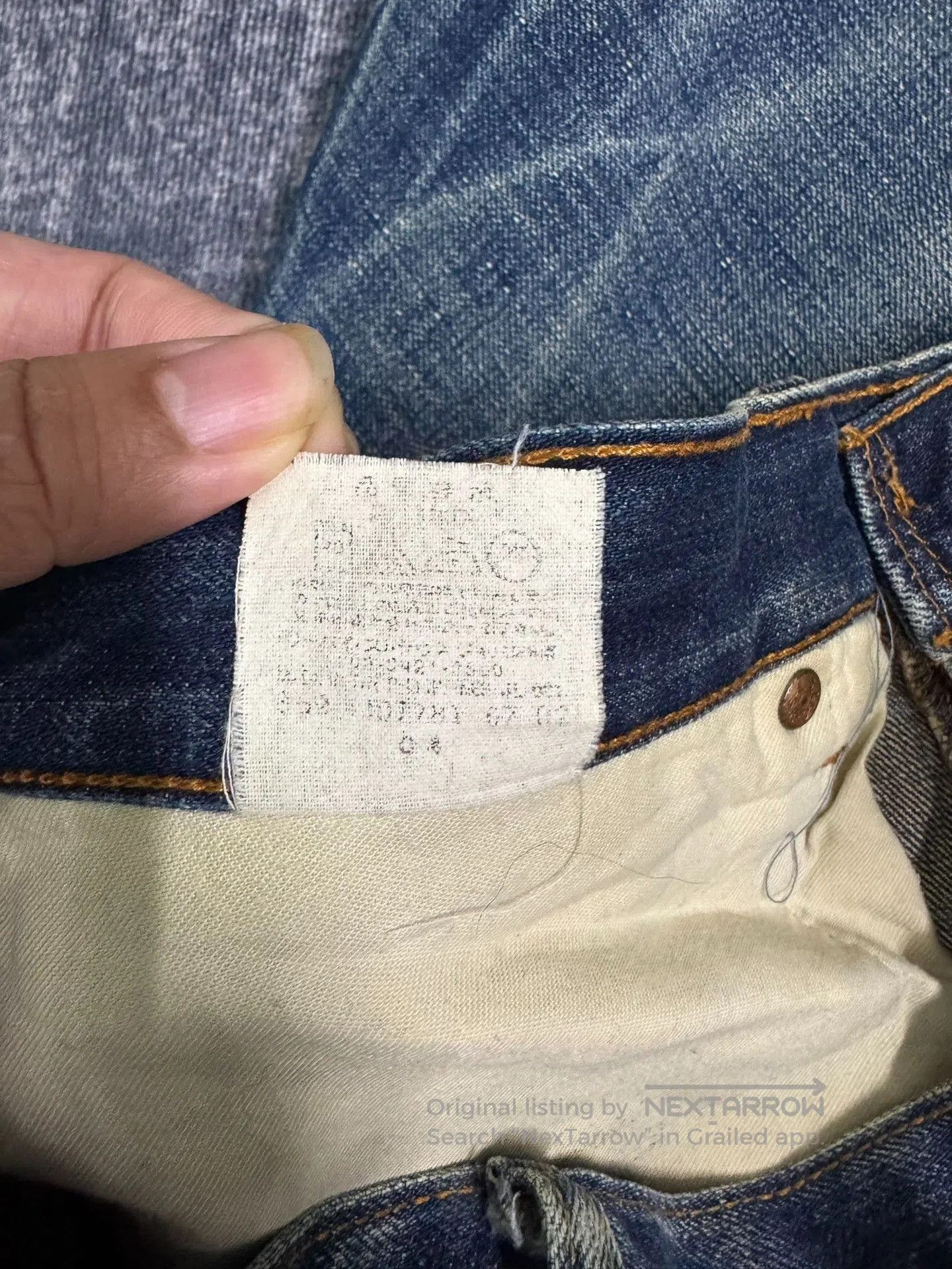 Levi's Vintage Levi's 502 Japanese Washed Blue Jeans. Size US 32 / EU 48 - 4 Thumbnail