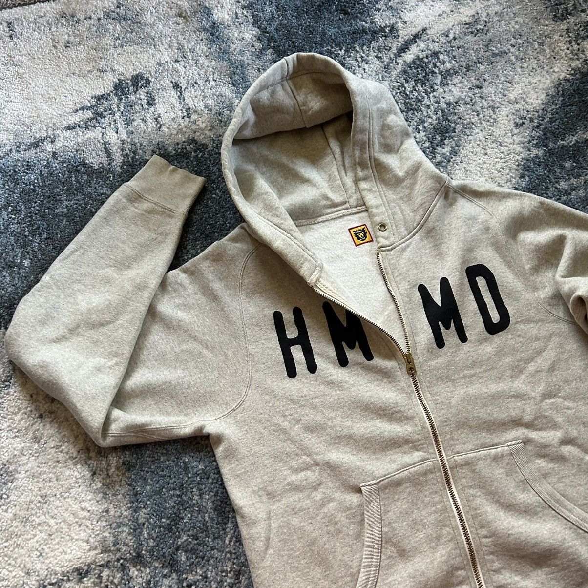 Human Made × Nigo × Vintage 2018 HM GOLD ZiP UP HOODiE SWEATSHiRT OATMEAL HEATHER GREY Size US L / EU 52-54 / 3 - 6 Thumbnail
