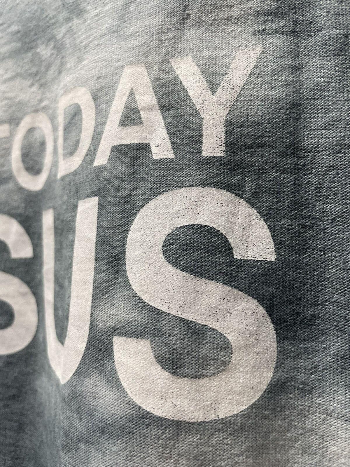 Vintage NOT TODAY JESUS inside out vintage delta tee pearl grey Size US XL / EU 56 / 4 - 3 Thumbnail