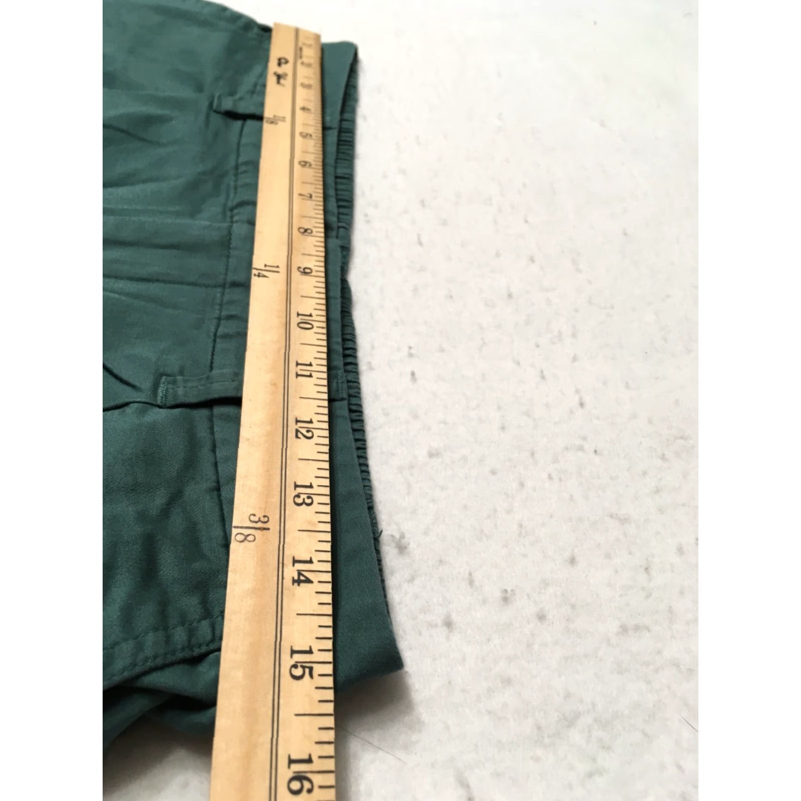 Vintage A New Day Pleated Straight Leg Women's M Green Pants Size 32" / US 10 / IT 46 - 5 Thumbnail