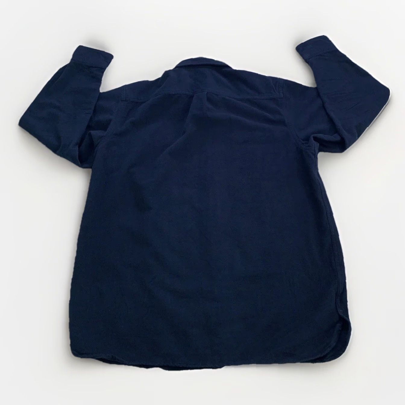 Vintage VINTAGE LL Bean Navy Thick Cotton Pocket Front Flannel Mens Large Shirt Size US L / EU 52-54 / 3 - 5 Thumbnail