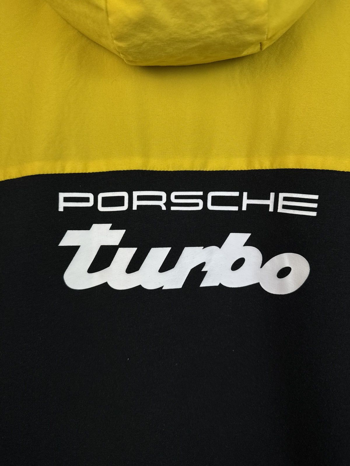 Porsche Design × Puma Porsche Turbo Jacket by Puma Hoodie Hoodie Black / Yellow Size US L / EU 52-54 / 3 - 12 Thumbnail