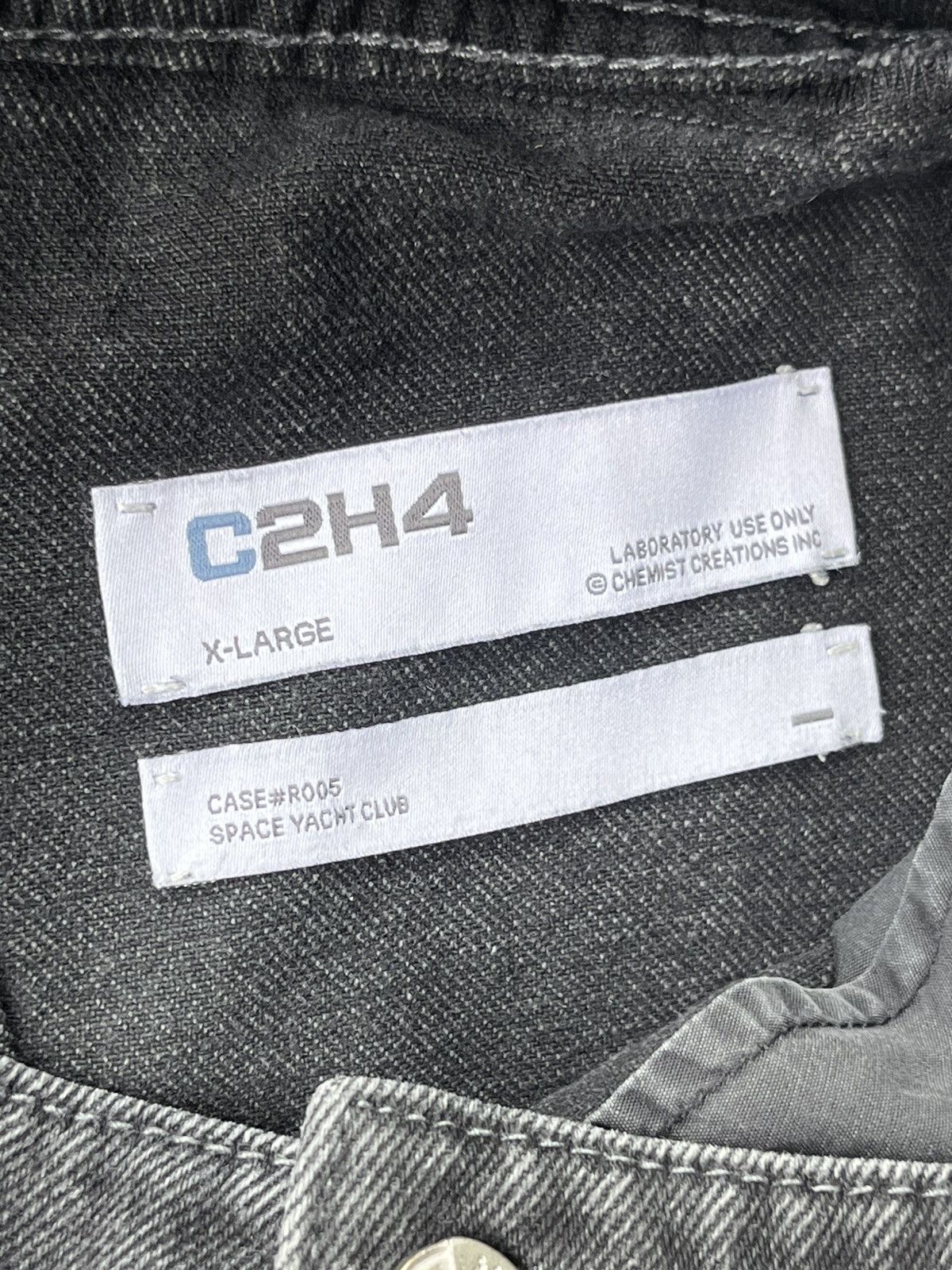 C2H4 C2H4 Black Denim Jeans Size US 34 / EU 50 - 6 Thumbnail