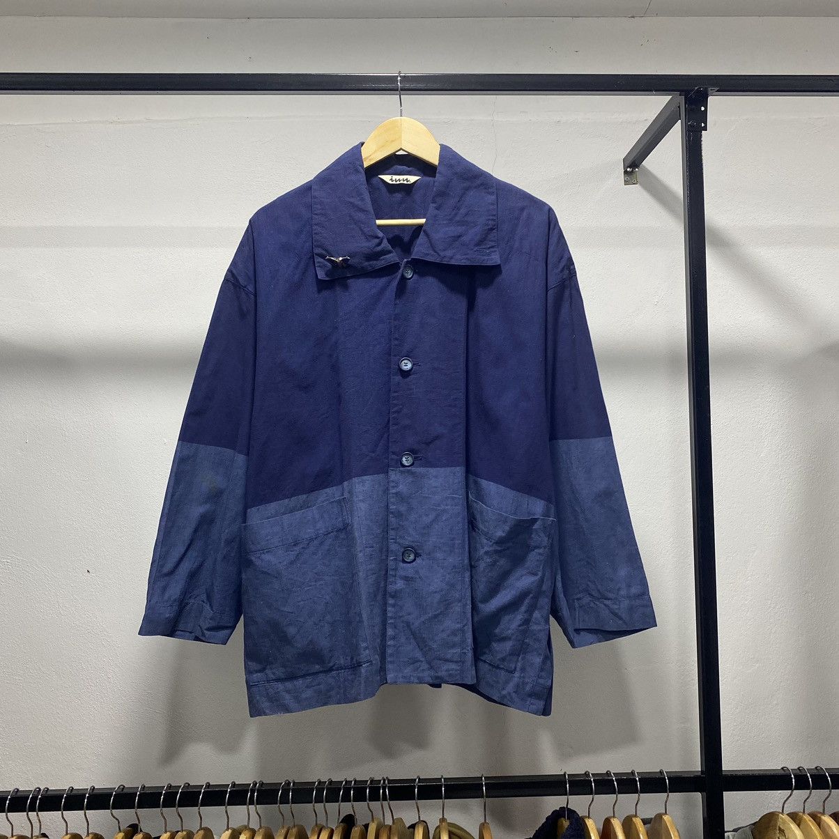 Issey Miyake × Japanese Brand × Vintage Sick☠️ Issey Miyake Style Linen Crop Boxy Outerwear Jacket Size US L / EU 52-54 / 3 - 1 Thumbnail