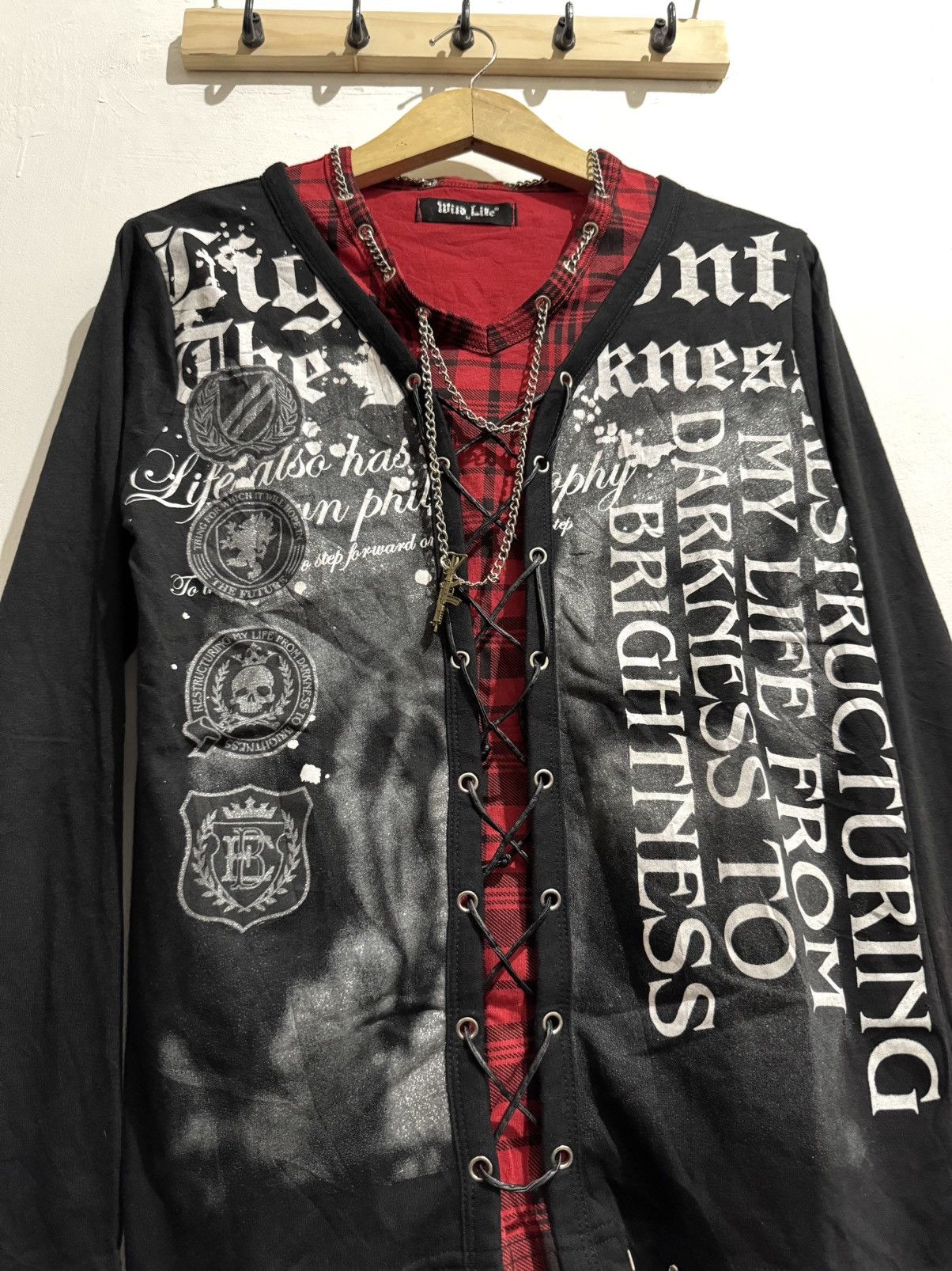 Hysteric Glamour Y2k Wild Life tribal double layer ifsixwasnine longsleeve Size US M / EU 48-50 / 2 - 2 Thumbnail