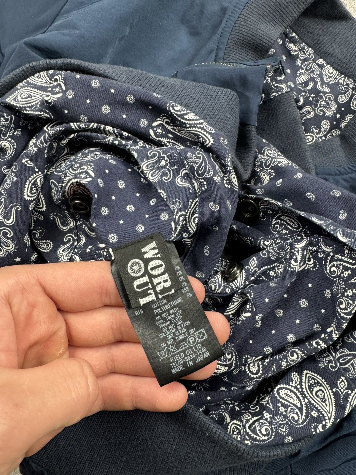 Japanese Brand Worn Out Age Reversible MA-1 Bomber – Bandana Side Size US M / EU 48-50 / 2 - 14 Thumbnail